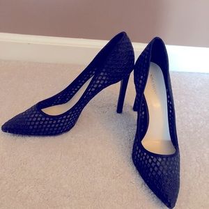 Black Nine West heels, only worn once